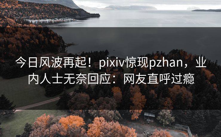 今日风波再起!pixiv惊现pzhan,业内人士无奈回应:网友直呼过瘾 今日风波再起!pixiv惊现pzhan,业内人士无奈回应:网友直呼过瘾