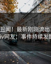 大V又爆丑闻！最新刚刚流出真相，pixiv网友：事件持续发酵