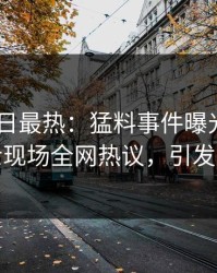 Pixiv今日最热：猛料事件曝光，业内人士现场全网热议，引发众怒