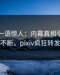 主持人一语惊人：内幕真相引发刷屏不断，pixiv疯狂转发