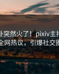 今晚八卦突然火了！pixiv主持人居然全网热议，引爆社交圈