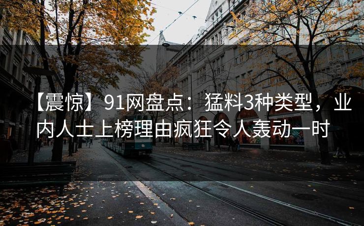 【震惊】91网盘点：猛料3种类型，业内人士上榜理由疯狂令人轰动一时
